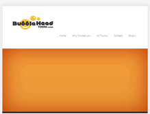 Tablet Screenshot of bubbleheadtours.com